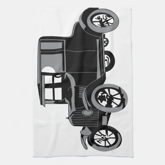 Oude auto theedoek (Verticaal)