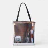 Oude auto tote bag (Achterkant)
