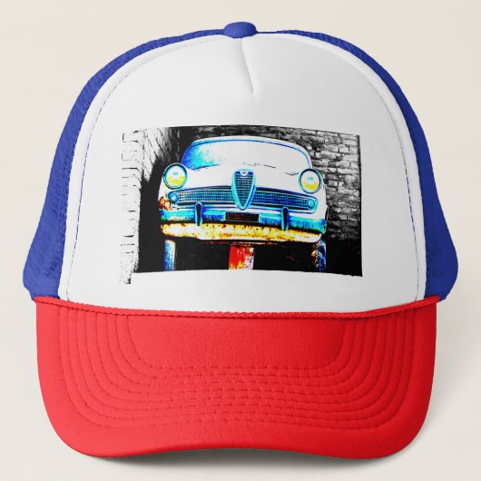 Oude auto trucker pet (Voorkant)
