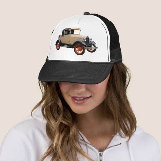 Oude auto trucker pet (In situ)