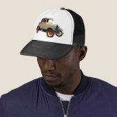 Oude auto trucker pet (In situ)