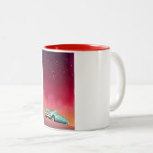  oude auto tweekleurige koffiemok (Voorkant rechts)