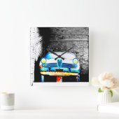 Oude auto vierkante klok (Huis)
