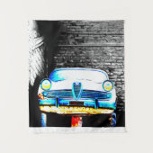 Oude auto wandkleed (Voorkant)