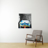 Oude auto wandkleed (In situ)