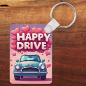 Oude Autohartjes Road Trip Sleutelhanger 🚗 (Achterkant)