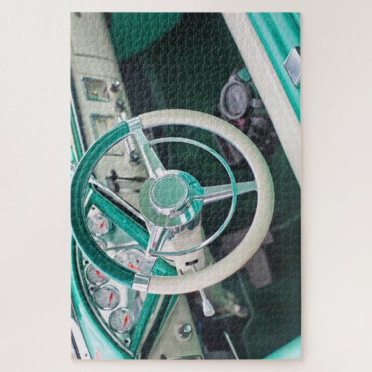 Oude autopuzzel uit 1950 legpuzzel (Verticaal)