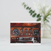 oude autoradio's en instrumenten briefkaart (Staand voorkant)
