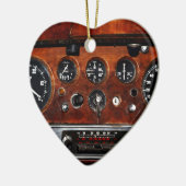 oude autoradio's en instrumenten keramisch ornament (Links)