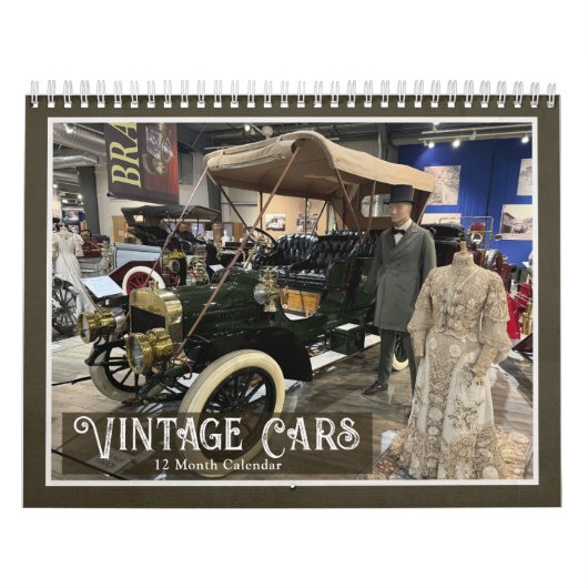 Oude auto's Foto Kalender (Hoes)