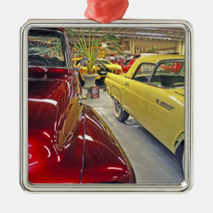 Oude auto's in Tallahassee Automobile Museum Metalen Ornament
