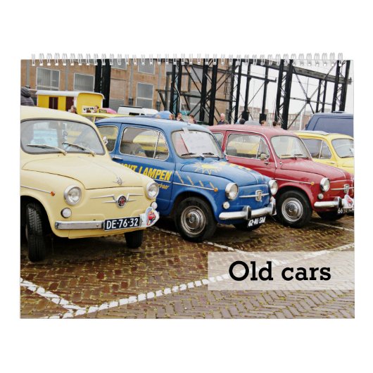 Oude auto's kalender (Hoes)