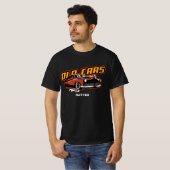 Oude auto's Materie Grappig Low Rider Graphic Rust T-shirt (Voorkant volledig)