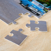 Oude auto's op de straten van Havana Legpuzzel (Zijkant)