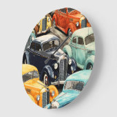 Oude Auto's Patroon Grote Klok (Hoek)
