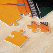 Oude auto's patroon legpuzzel (Zijkant)