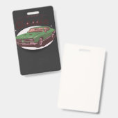 Oude Autoshow  Badge (Voor- en achterkant)