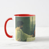 Oude Avondmaal te Emmaus met Jezus Christus Mok (Links)