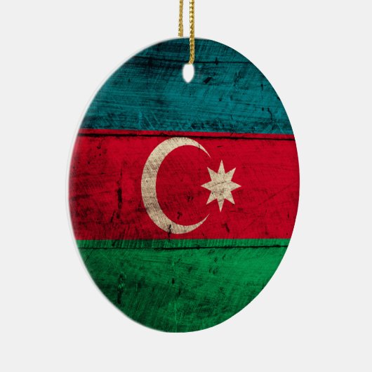 Oude Azerbeidzjan Vlag Keramisch Ornament (Rechts)