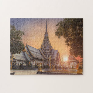 Oude Aziatische tempel Legpuzzel