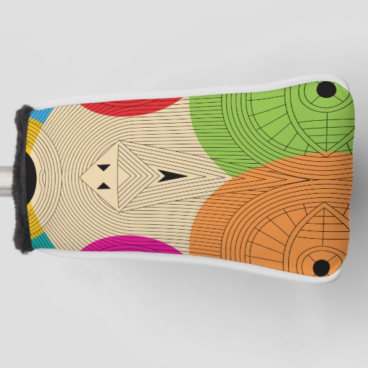 oude aztec-driehoek golfheadcover (Voorkant)