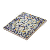 oude Azure Harmony keramische tegel Tegeltje (Zijkant)