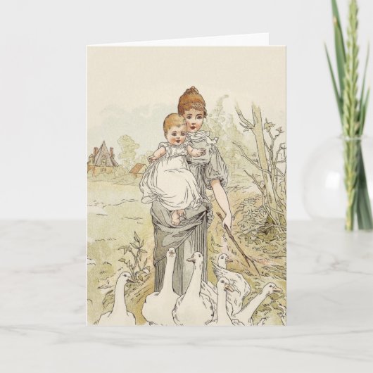 Oude baby kaart (Voorkant)