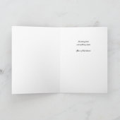 Oude Baby Kerstkaart Kaart (Binnen)