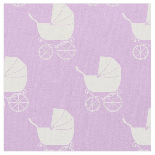 Oude babykoets paars stof (Close Up)
