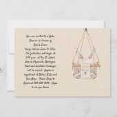 Oude babyshower uitnodiging (Achterkant)