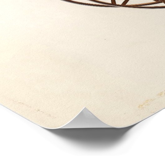 Oude babywagenposter poster (Hoek)