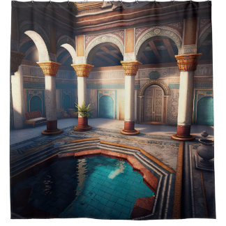 Oude Badhuiscollectie - Byzantijns Douchegordijn