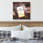 "Oude Bagage" Canvas Wrap Poster Afdruk (Insitu (Slaapkamer))