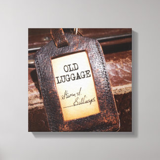 "Oude Bagage" Canvas Wrap Poster Afdruk