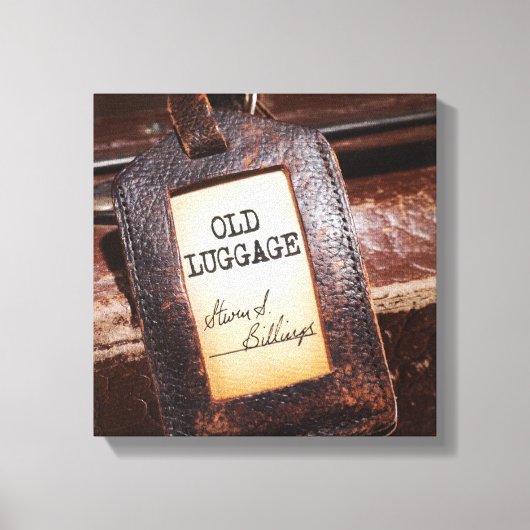 "Oude Bagage" Canvas Wrap Poster Afdruk (Voorkant)
