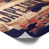 Oude Bagage Stickers Poster (Hoek)