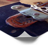 Oude Bagage Stickers Poster (Hoek)