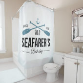 Oude baisshop voor zeevarenden douchegordijn (In situ)