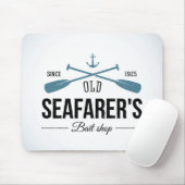 Oude baisshop voor zeevarenden muismat (Met muis)