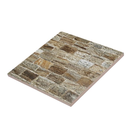 Oude bakmuur tegeltje (Zijkant)