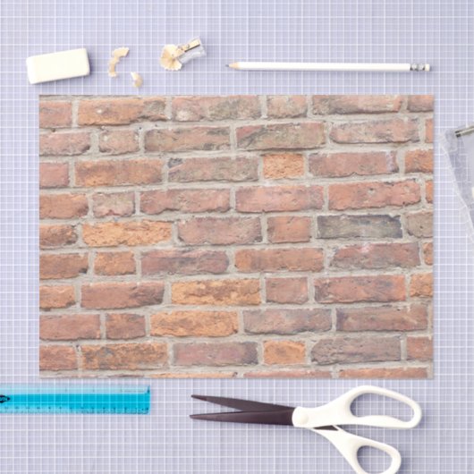 Oude bakmuur tissuepapier (Craft)