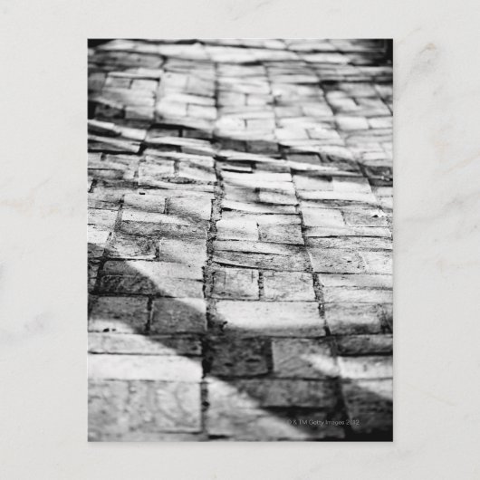 Oude bakroute briefkaart (Voorkant)