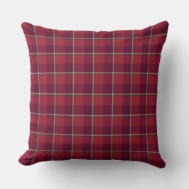 Oude Baksteen en Cab Sav Plaid Kussen