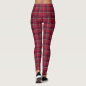 Oude Baksteen en Cab Sav Plaid Leggings (Achterkant)