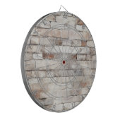 Oude Bakstenen Dartbord (Voorkant Links)