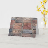 Oude bakstenen kaart (Gele Bloem)