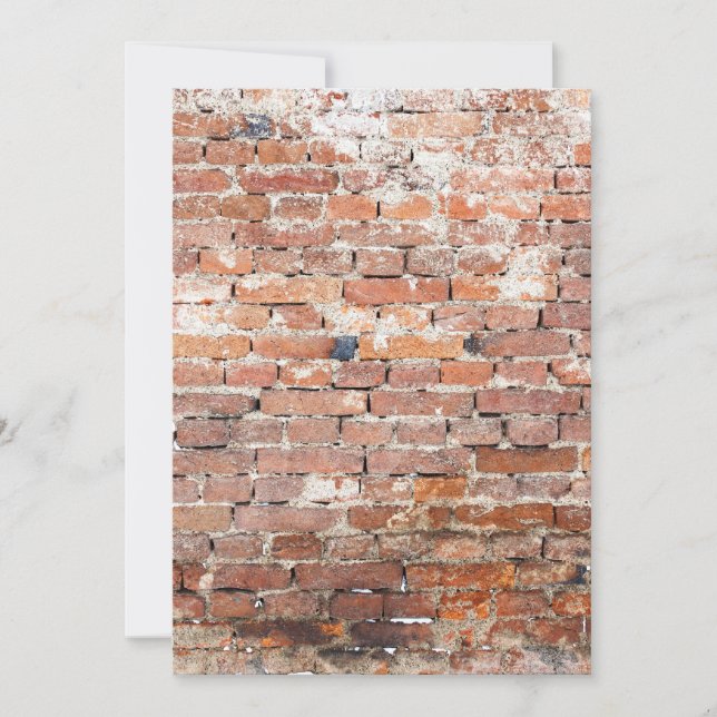 Oude bakstenen muur (Voorkant)