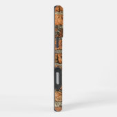 Oude Bakstenen Muur iPhone Hoesje (Rechterkant)