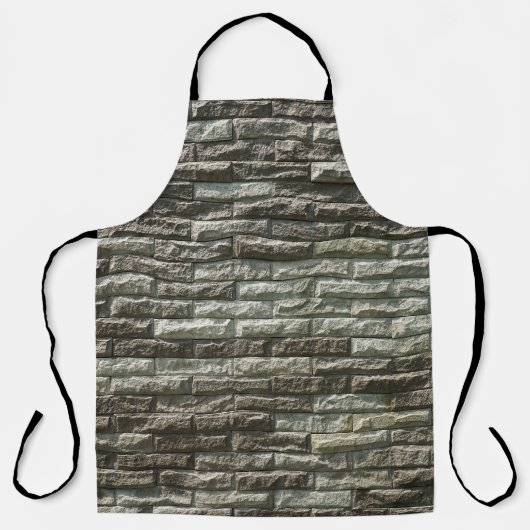 Oude bakstenen muur: noodlijdende textuur schort (Voorkant)