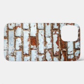 Oude bakstenen wand met gestrooid wit gipsplaat Case-Mate iPhone case (Achterkant (horizontaal))